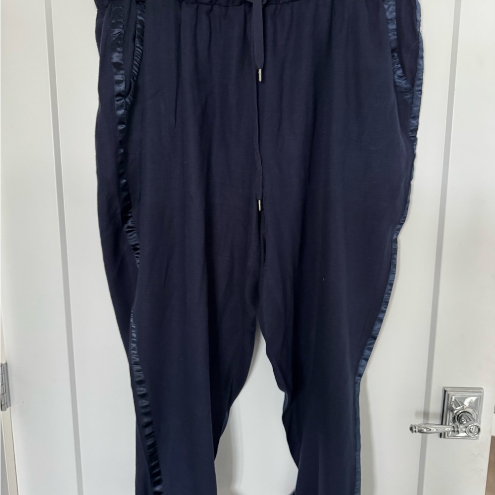 Cupio Midnight Blue Linen Pants